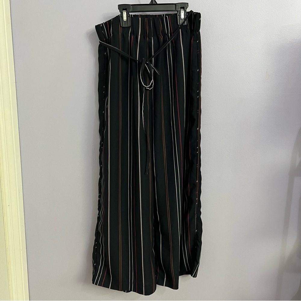 Frank and oak high waisted wide legged cropped pants